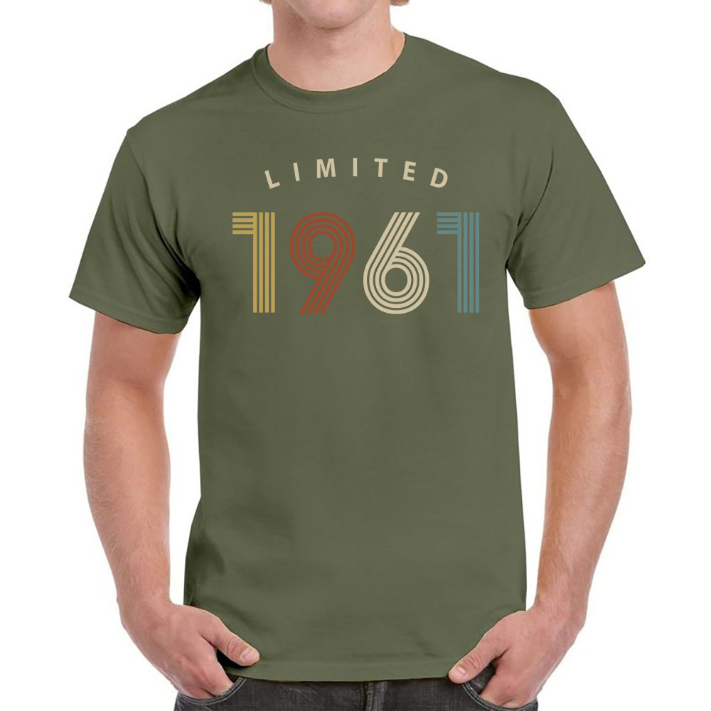 Limited Unique 1961 Birthday T-Shirt For Men Women Limited Unique 1961 Birthday T-Shirt For Men Women