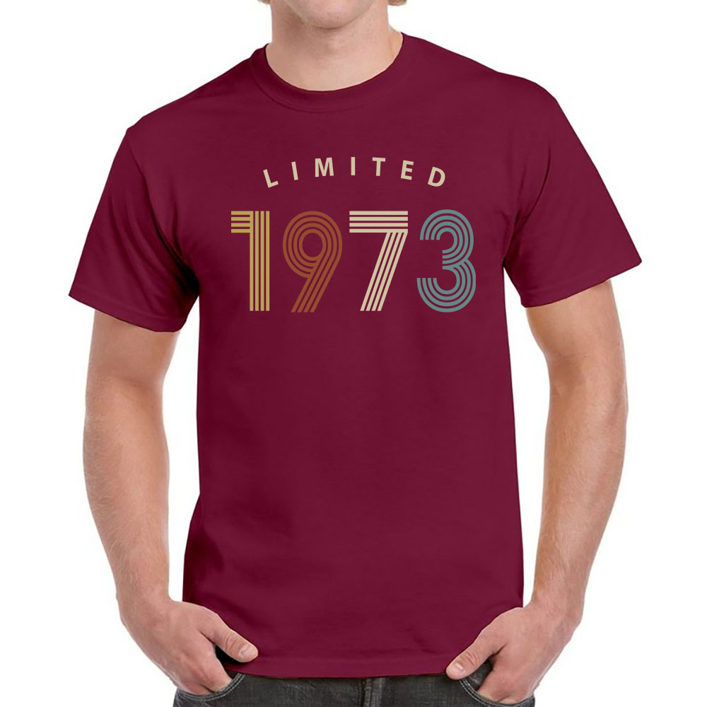 Limited Unique 1973 Birthday T-Shirt For Men Women Limited Unique 1973 Birthday T-Shirt For Men Women