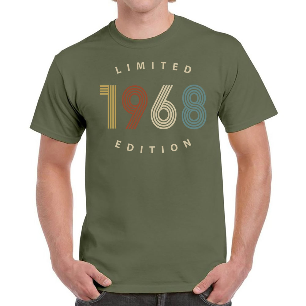 Limited Edition 1968 Birthday T-Shirt For Men Women