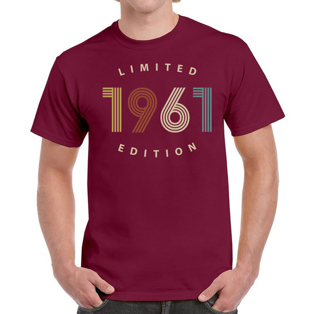 Limited Edition 1961 Birthday T-Shirt For Men Women Limited Edition 1961 Birthday T-Shirt For Men Women