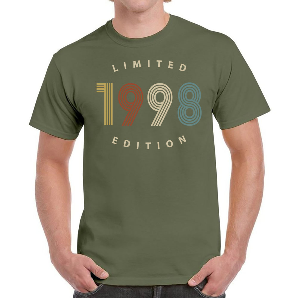 Limited Edition 1998 Birthday T-Shirt For Men Women Limited Edition 1998 Birthday T-Shirt For Men Women