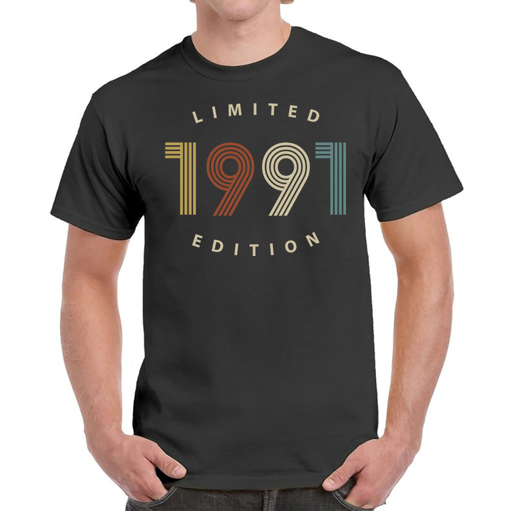 Limited Edition 1991 Birthday T-Shirt For Men Women Limited Edition 1991 Birthday T-Shirt For Men Women