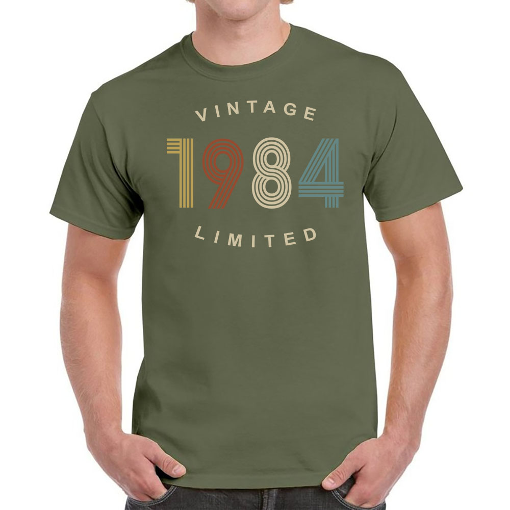 Vintage Limited 1984 Birthday T-Shirt For Men Women