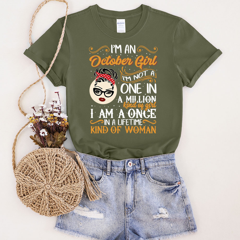 I'm A October  Girl Birthday T-Shirt
