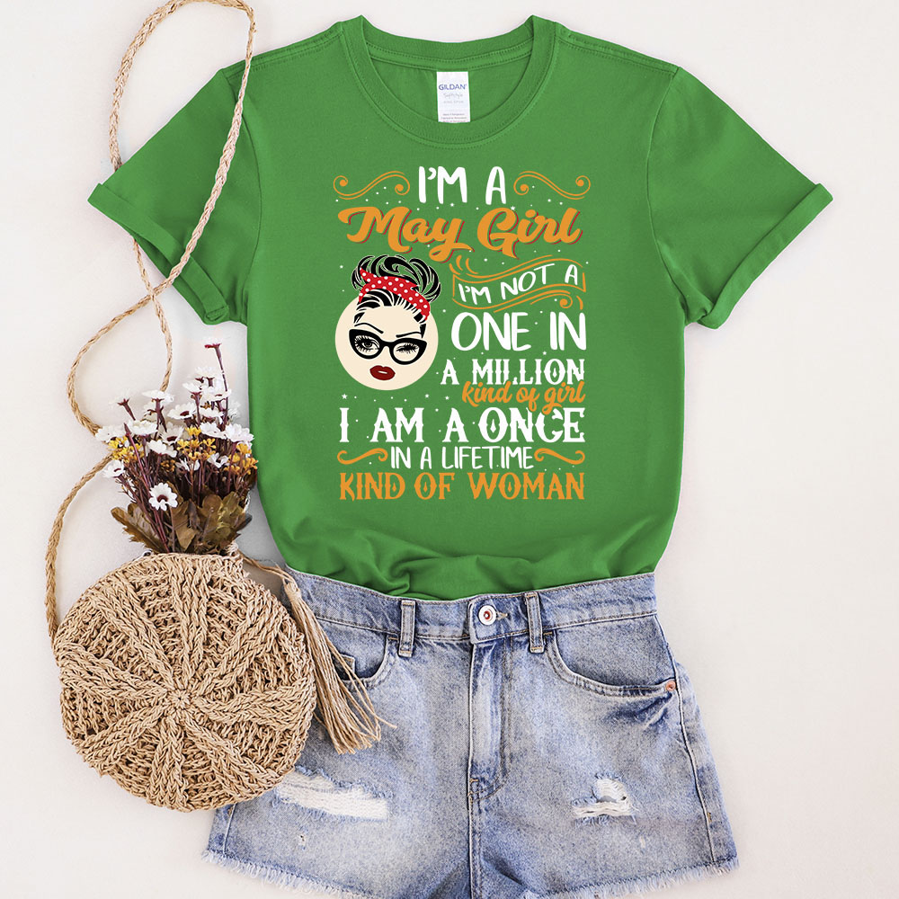 I'm A May  Girl Birthday T-Shirt