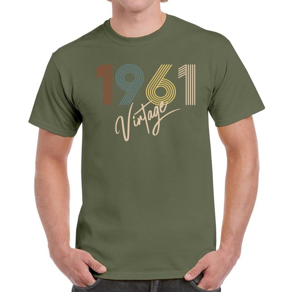 Limited Vintage 1961 Birthday T-Shirt For Men Women