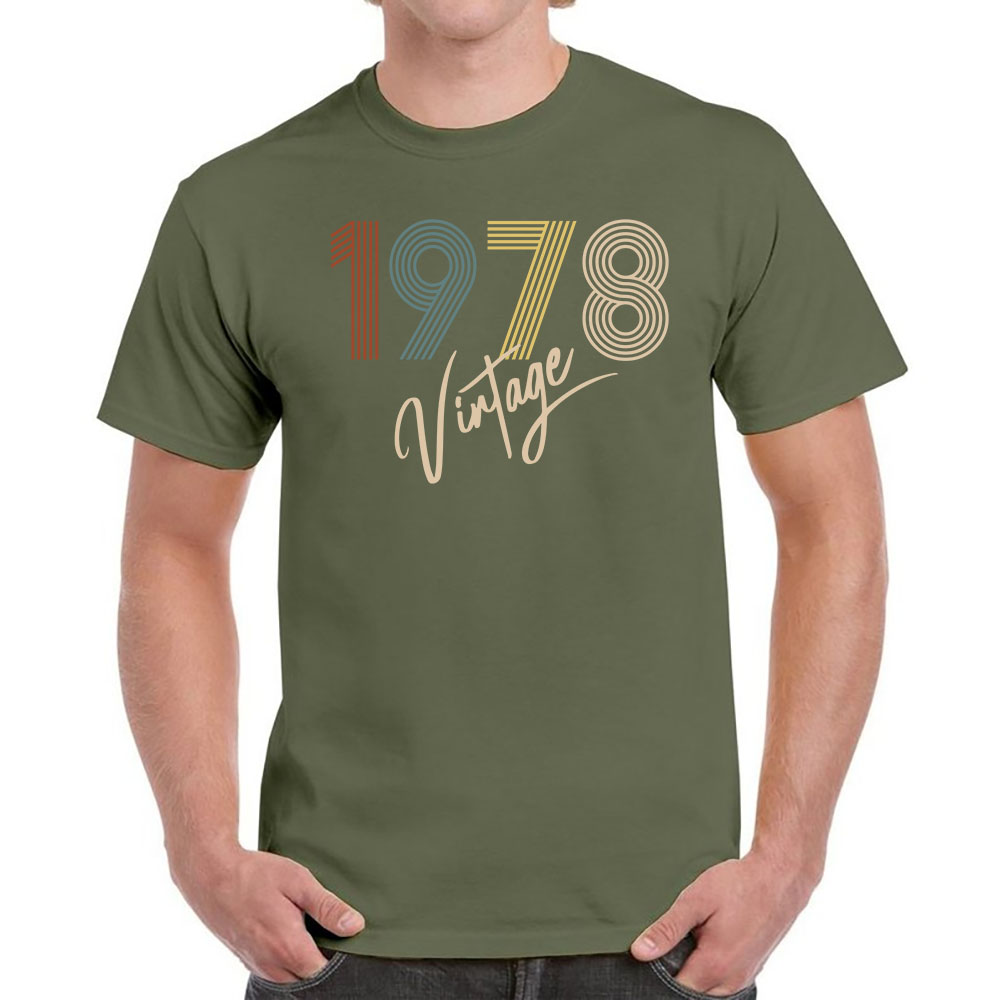 Limited Vintage 1978 Birthday T-Shirt For Men Women
