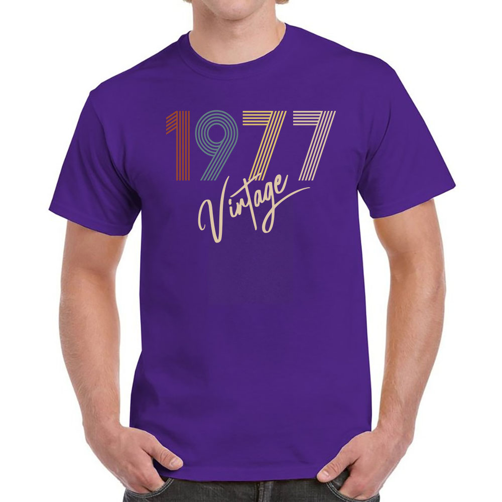 Limited Vintage 1977 Birthday T-Shirt For Men Women