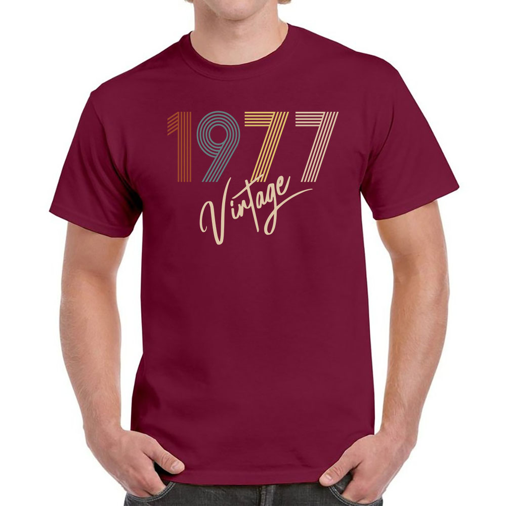 Limited Vintage 1977 Birthday T-Shirt For Men Women