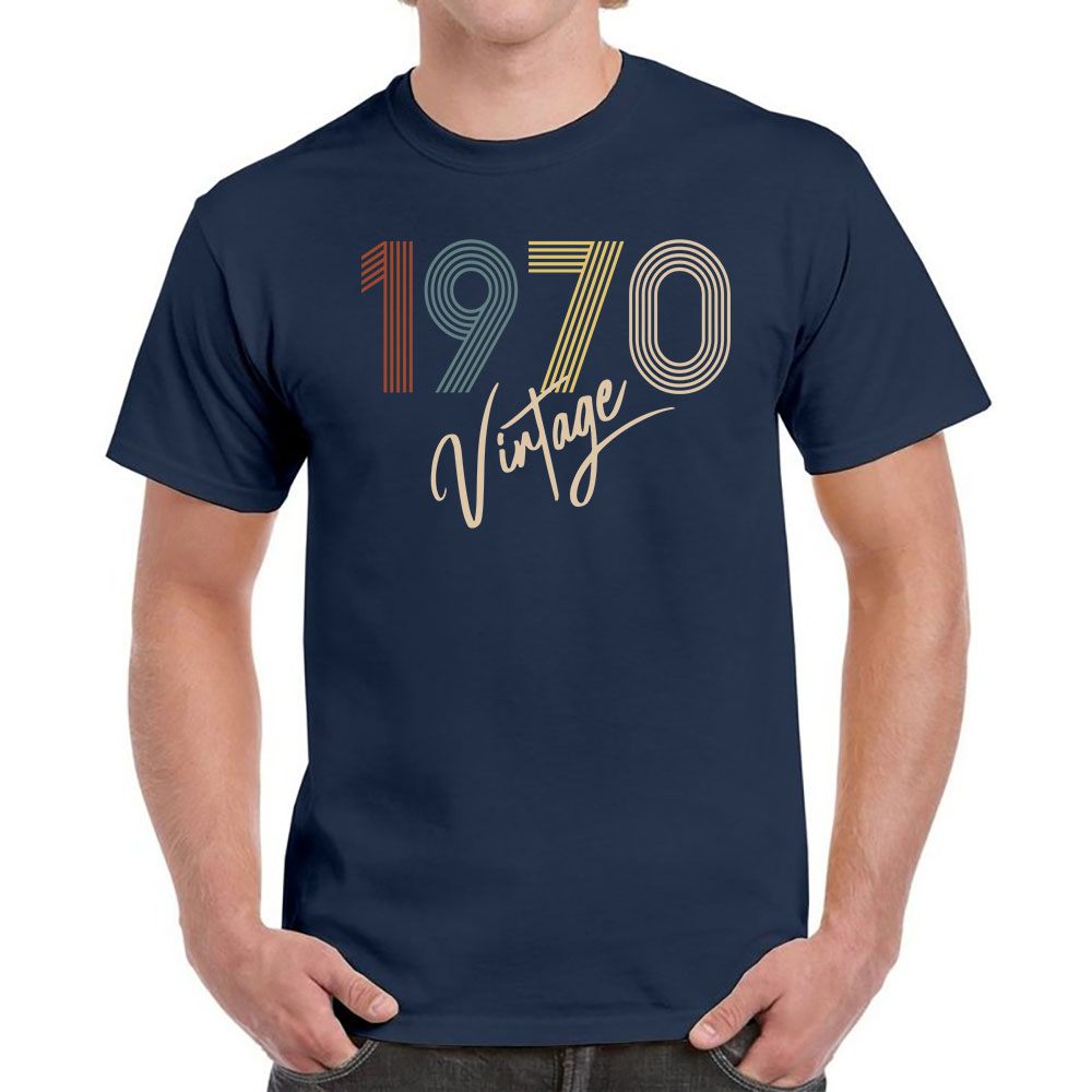 Limited Vintage 1970 Birthday T-Shirt For Men Women