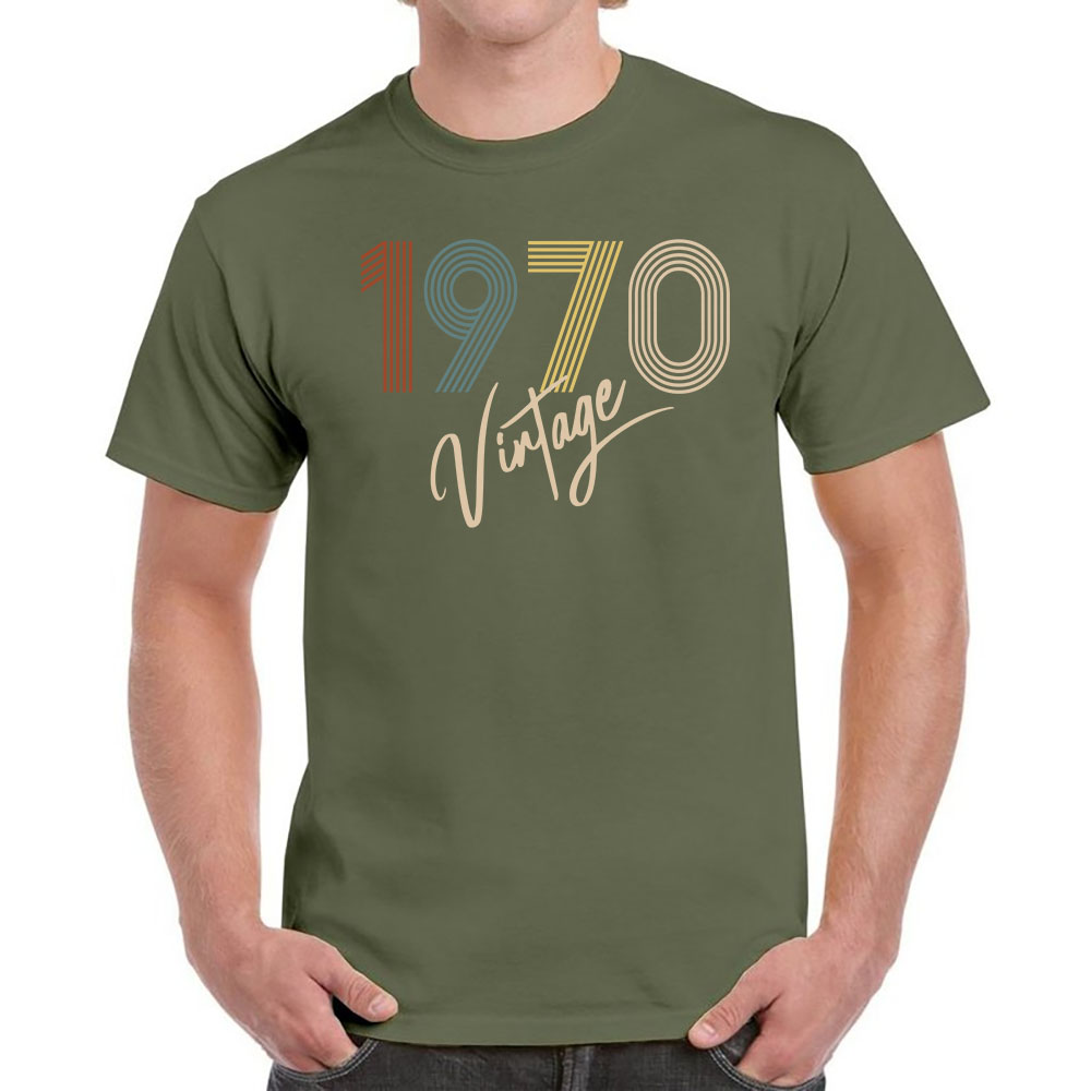 Limited Vintage 1970 Birthday T-Shirt For Men Women