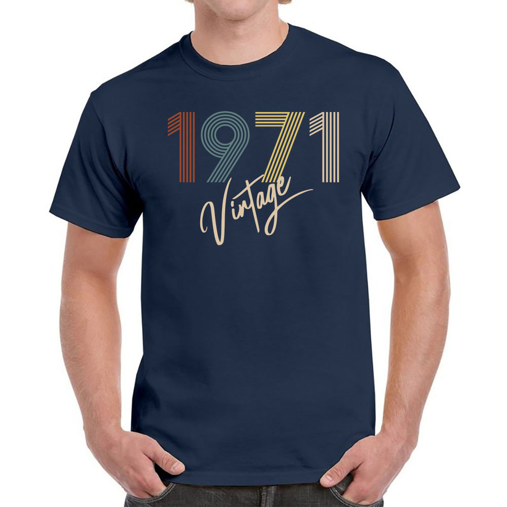 Limited Vintage 1971 Birthday T-Shirt For Men Women