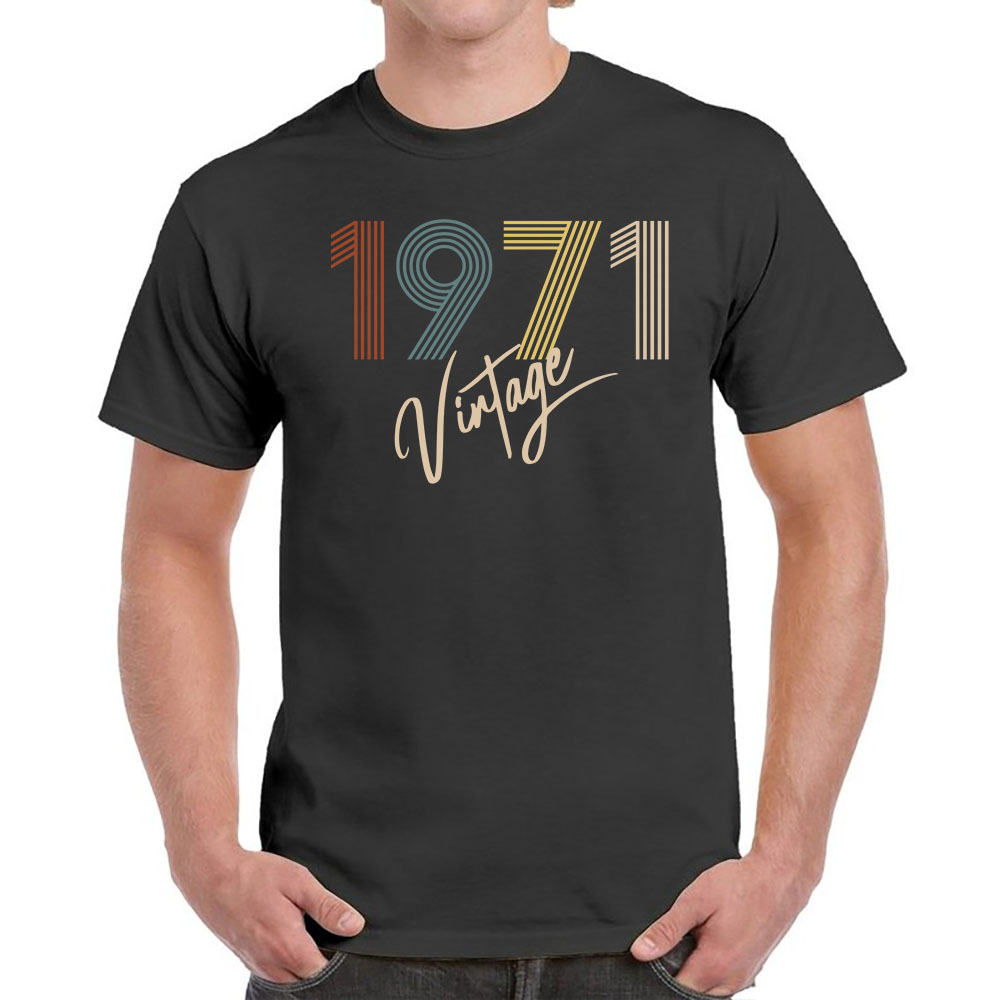 Limited Vintage 1971 Birthday T-Shirt For Men Women