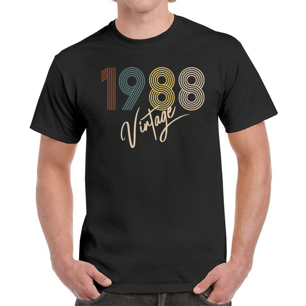 Limited Vintage 1988 Birthday T-Shirt For Men Women