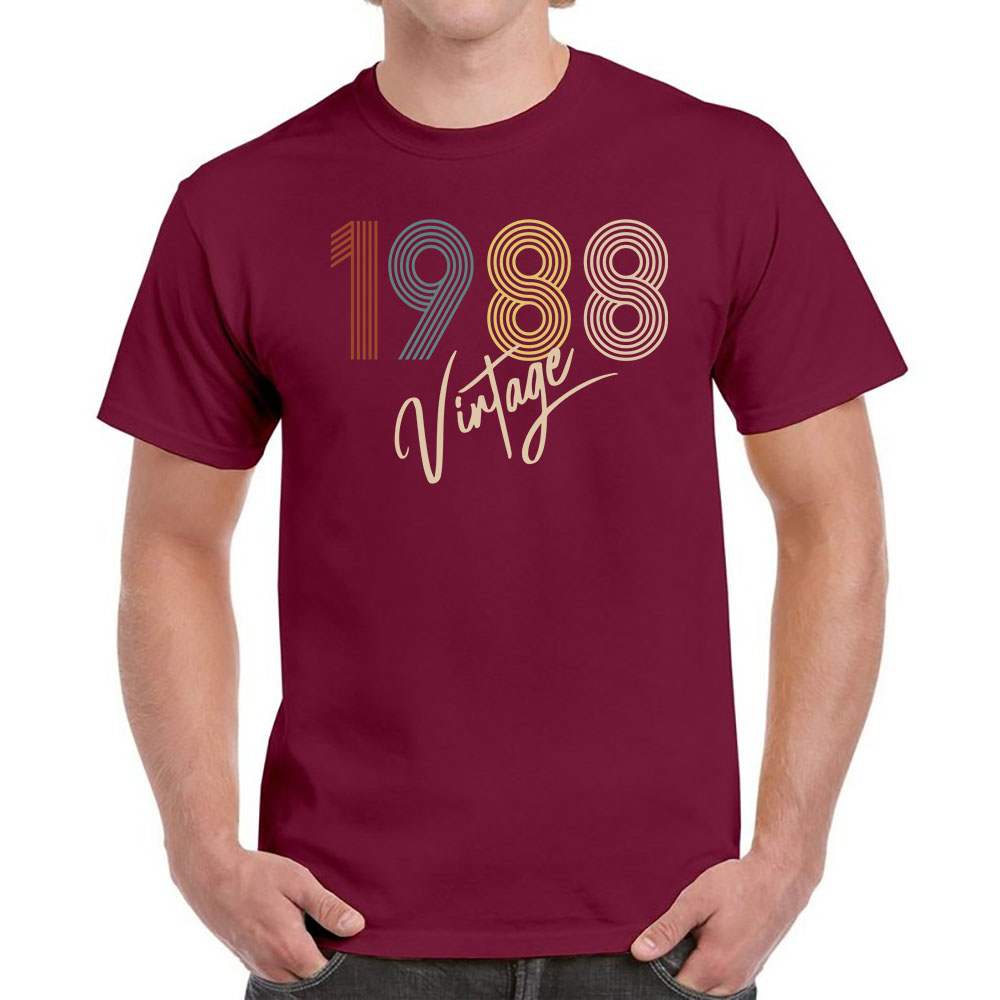 Limited Vintage 1988 Birthday T-Shirt For Men Women