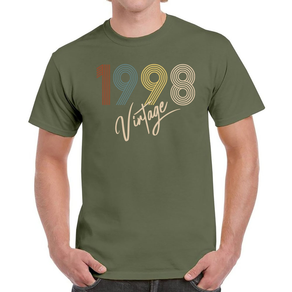 Limited Vintage 1998 Birthday T-Shirt For Men Women