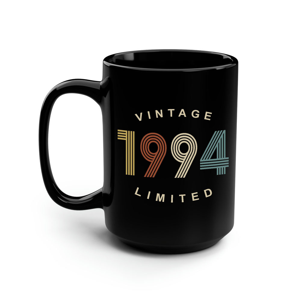 Limited Edition 1994 Birthday Black Coffee Mug Limited Edition 1994 Birthday Black Coffee Mug