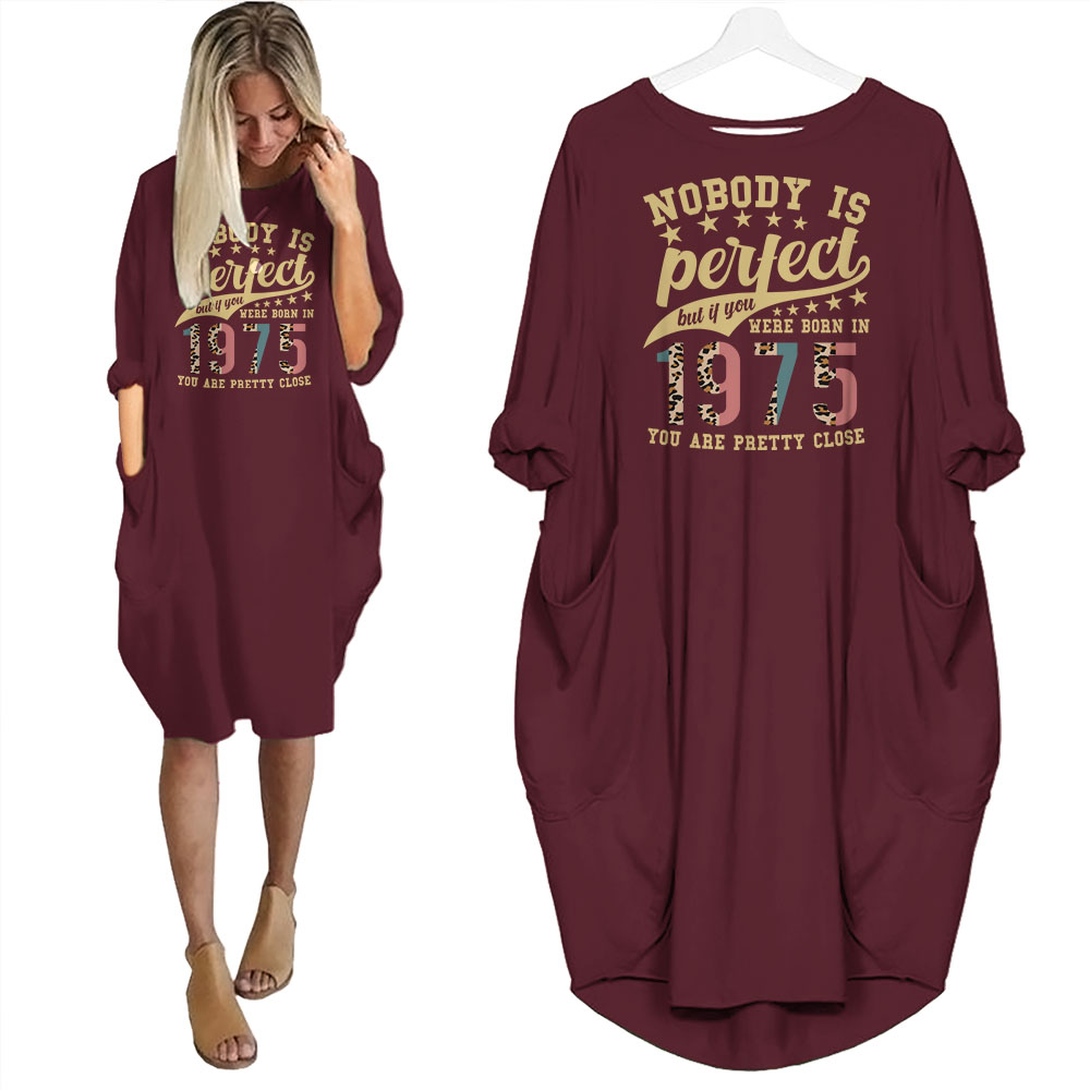 Nobody Is Perfect 1975 Birthday Nightgown Nobody Is Perfect 1975 Birthday Nightgown