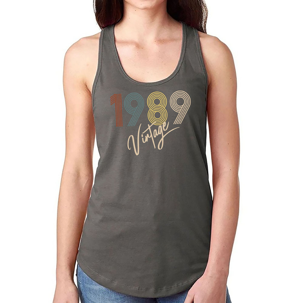 Limited Vintage 1989 Women's Racerback Tank Limited Vintage 1989 Women's Racerback Tank