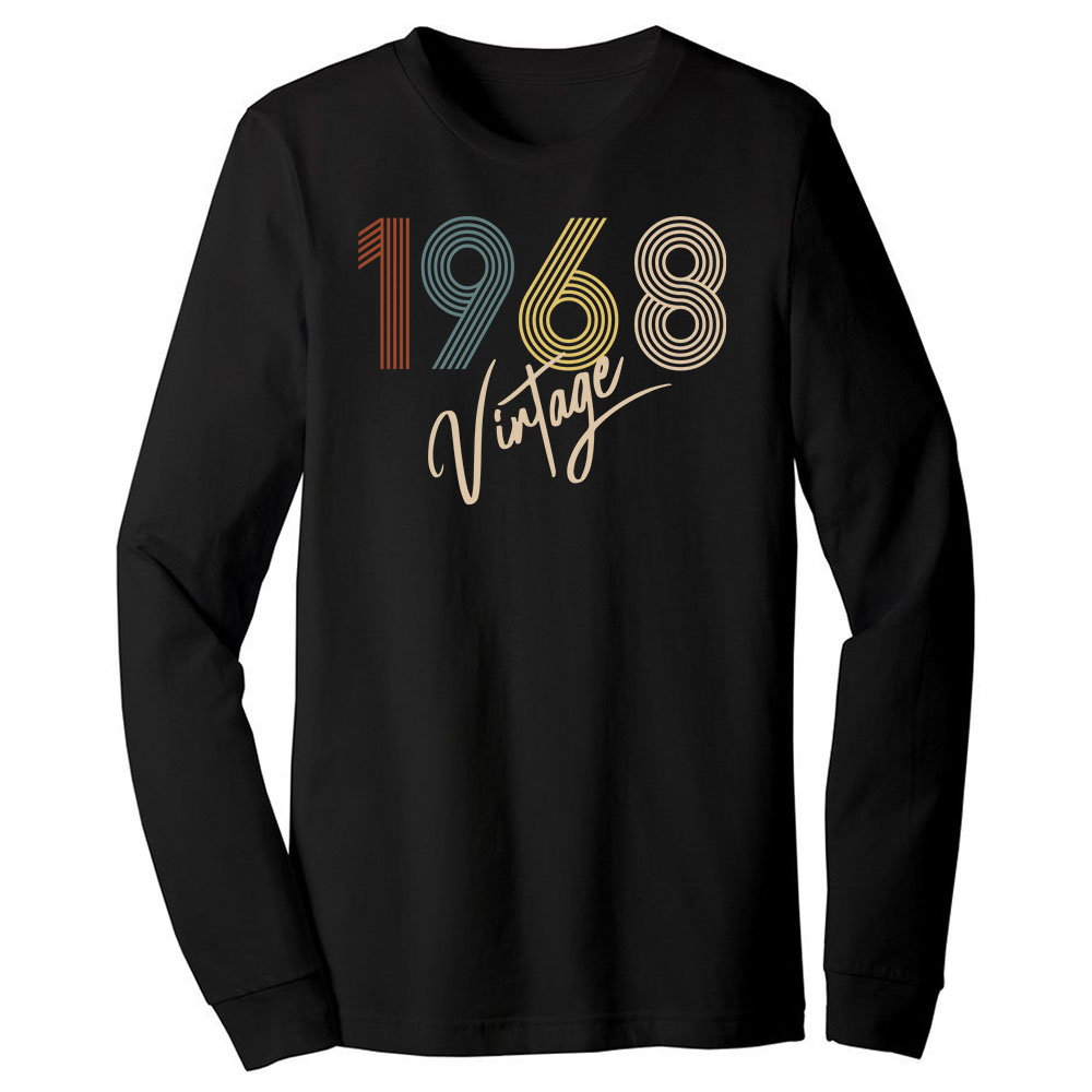 Limited Vintage 1968 Birthday Long Sleeve T-Shirt