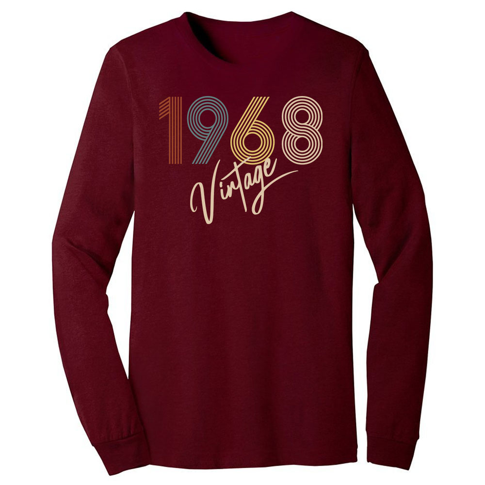 Limited Vintage 1968 Birthday Long Sleeve T-Shirt