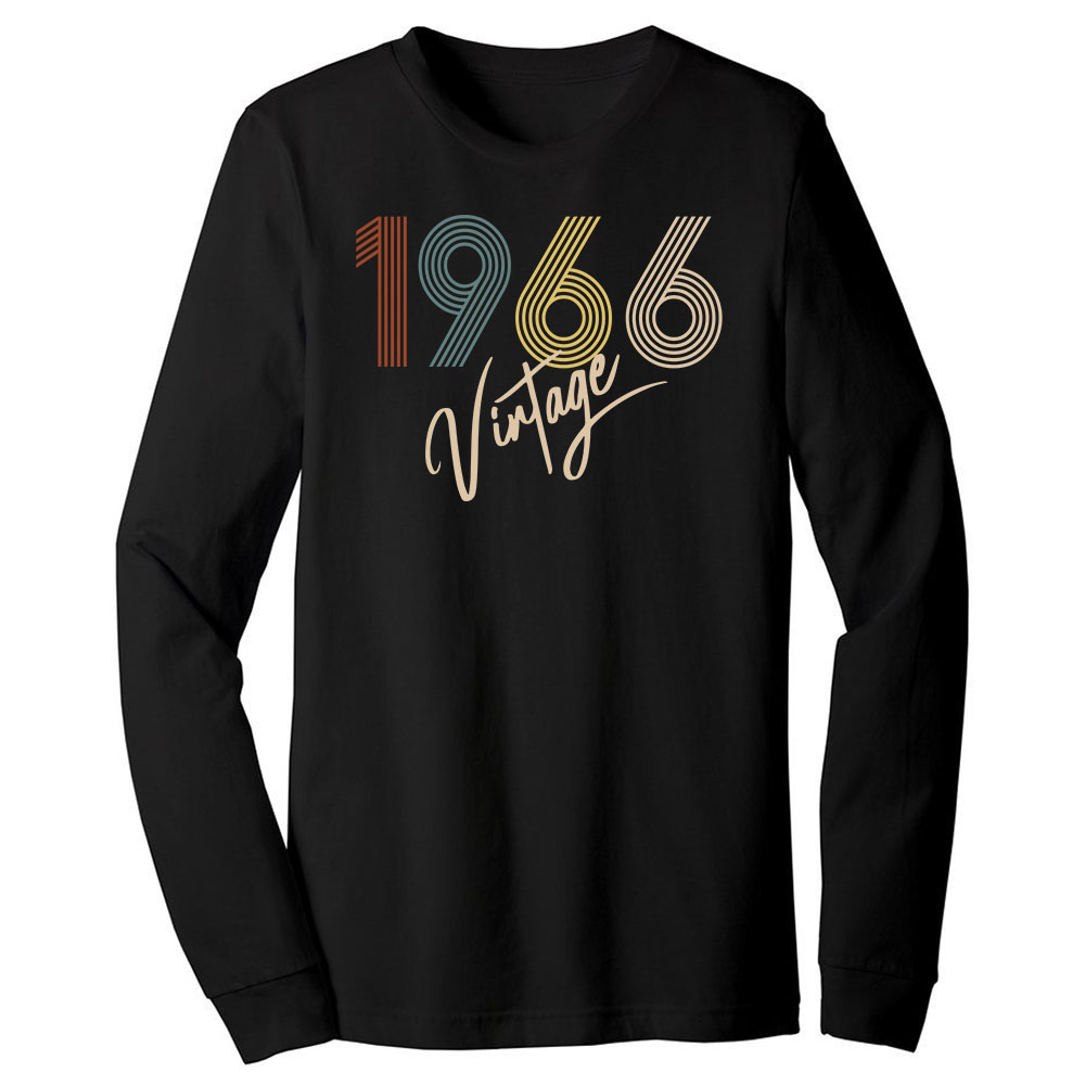 Limited Vintage 1966 Birthday Long Sleeve T-Shirt Limited Vintage 1966 Birthday Long Sleeve T-Shirt