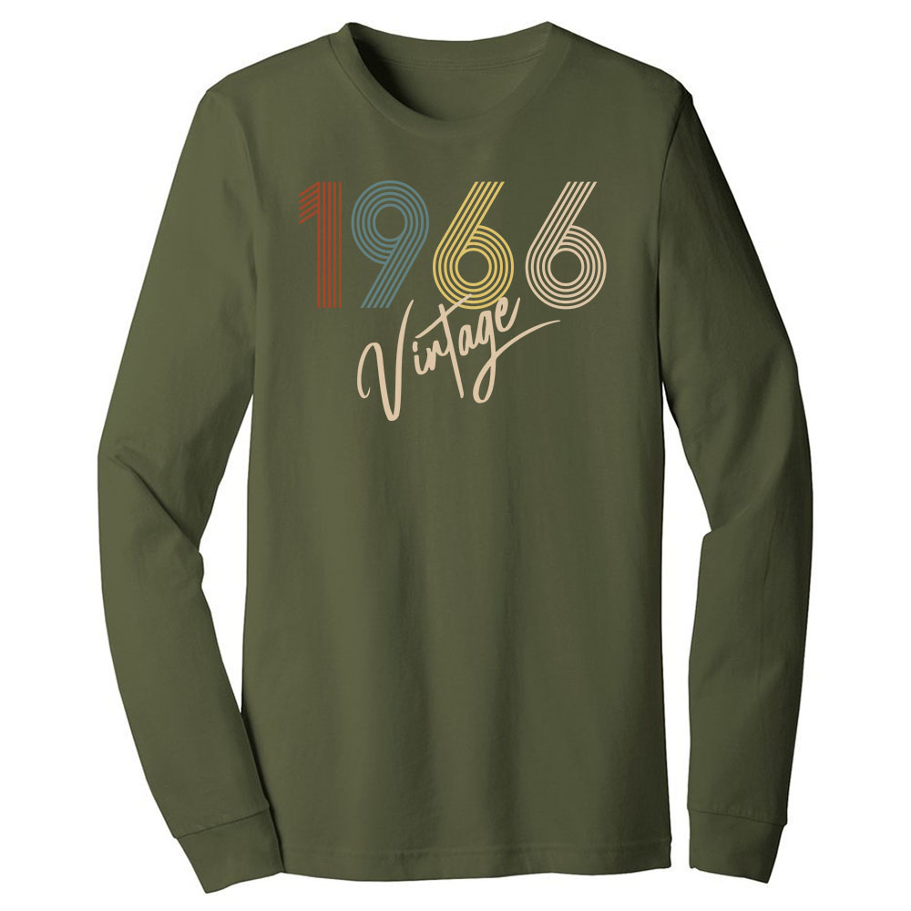 Limited Vintage 1966 Birthday Long Sleeve T-Shirt Limited Vintage 1966 Birthday Long Sleeve T-Shirt