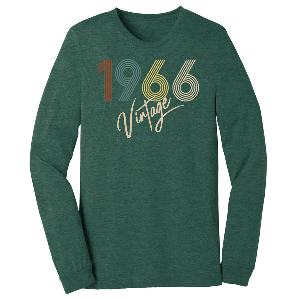 Limited Vintage 1966 Birthday Long Sleeve T-Shirt Limited Vintage 1966 Birthday Long Sleeve T-Shirt