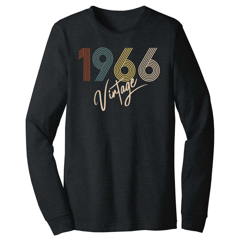 Limited Vintage 1966 Birthday Long Sleeve T-Shirt Limited Vintage 1966 Birthday Long Sleeve T-Shirt
