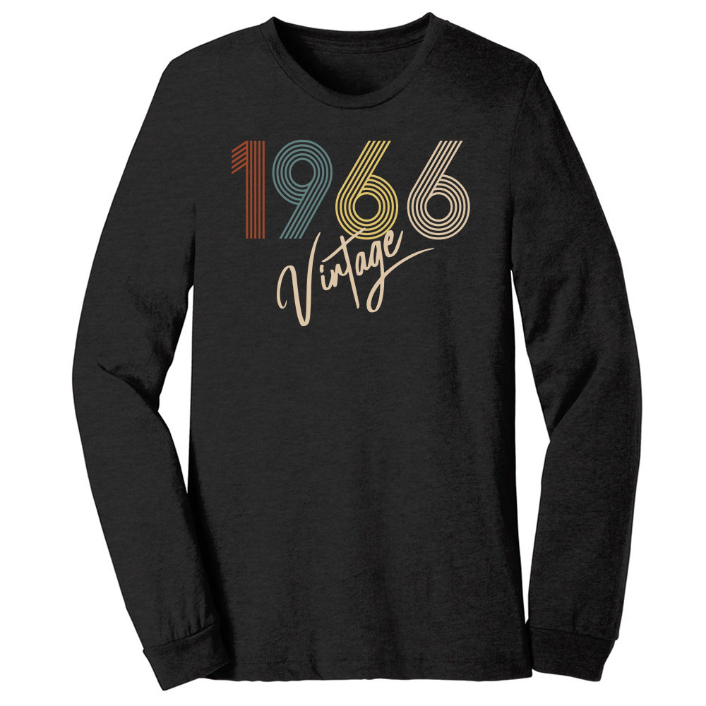 Limited Vintage 1966 Birthday Long Sleeve T-Shirt Limited Vintage 1966 Birthday Long Sleeve T-Shirt