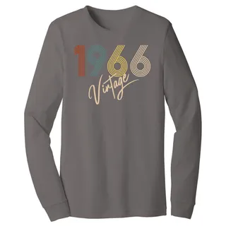 Limited Vintage 1966 Birthday Long Sleeve T-Shirt – alternate