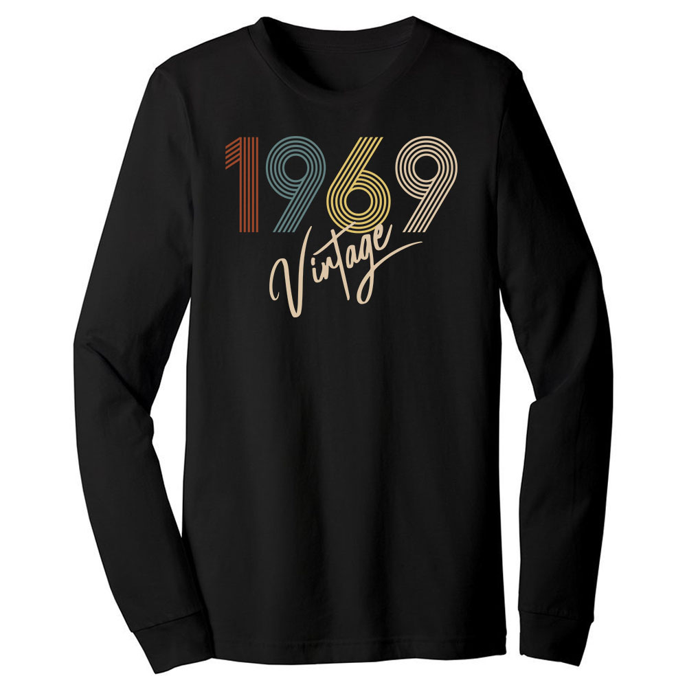 Limited Vintage 1969 Birthday Long Sleeve T-Shirt Limited Vintage 1969 Birthday Long Sleeve T-Shirt