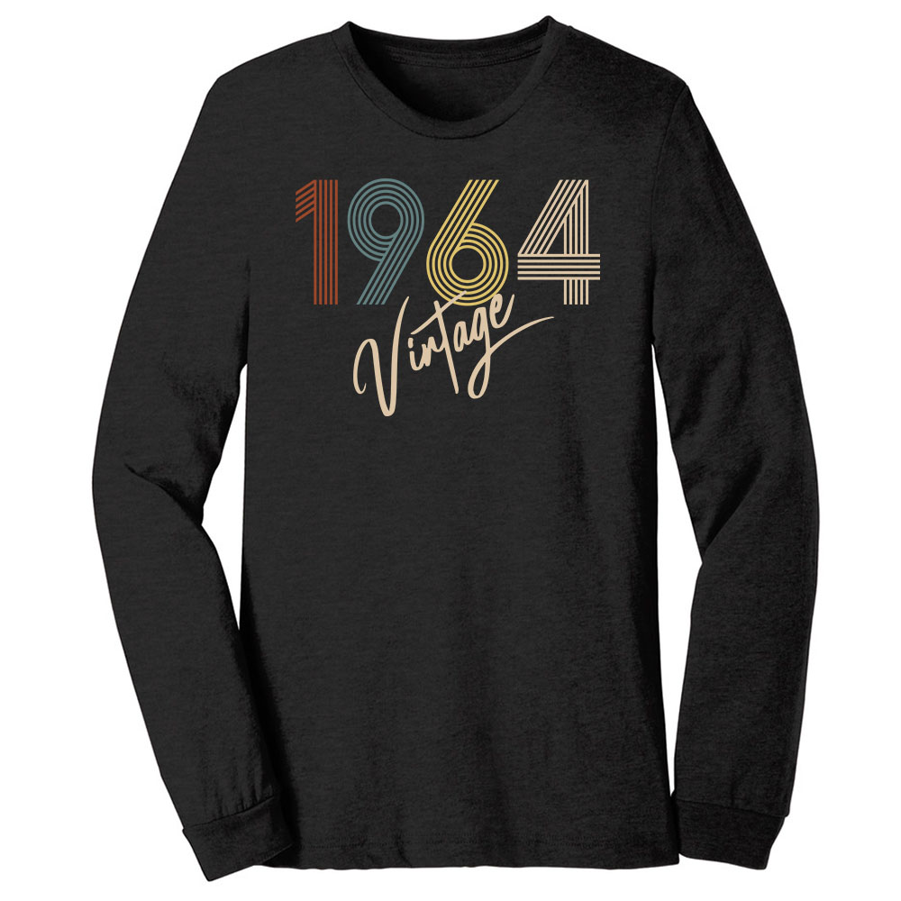 Limited Vintage 1964 Birthday Long Sleeve T-Shirt
