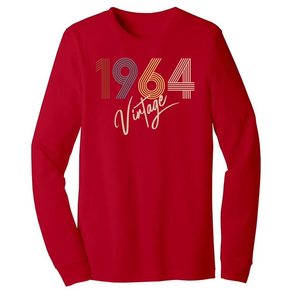 Limited Vintage 1964 Birthday Long Sleeve T-Shirt