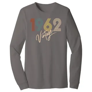 Limited Vintage 1962 Birthday Long Sleeve T-Shirt – alternate