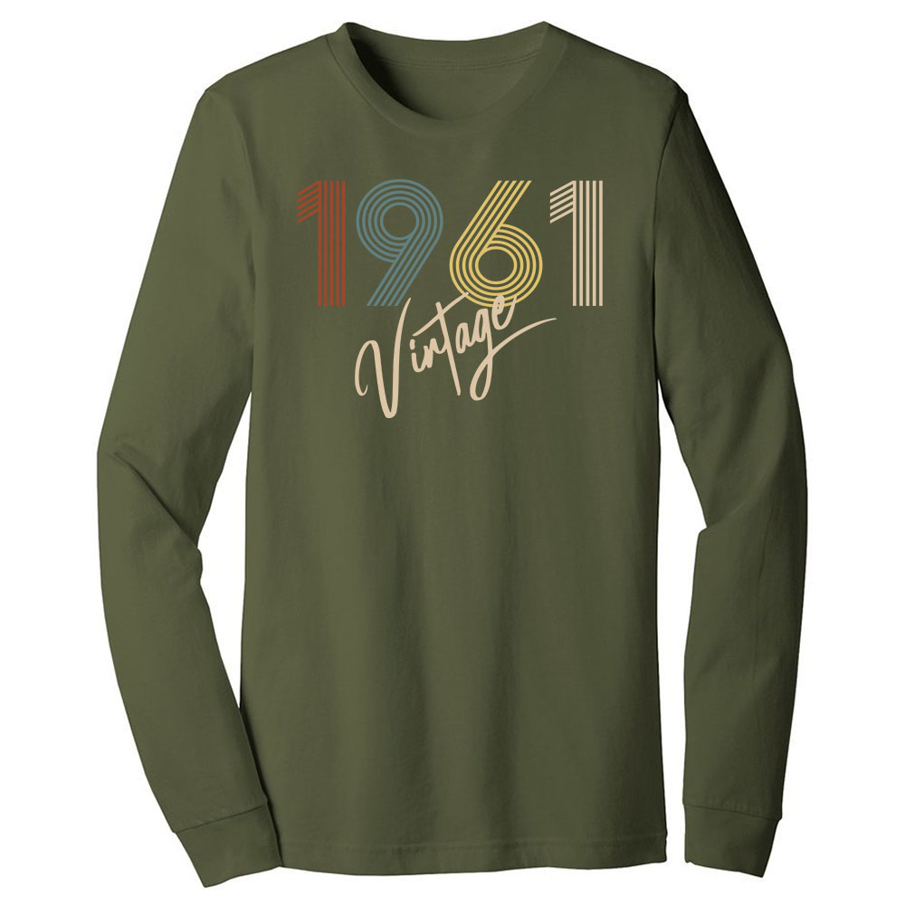 Limited Vintage 1961 Birthday Long Sleeve T-Shirt