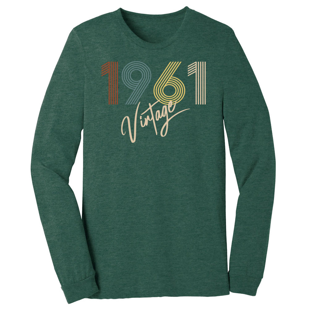 Limited Vintage 1961 Birthday Long Sleeve T-Shirt