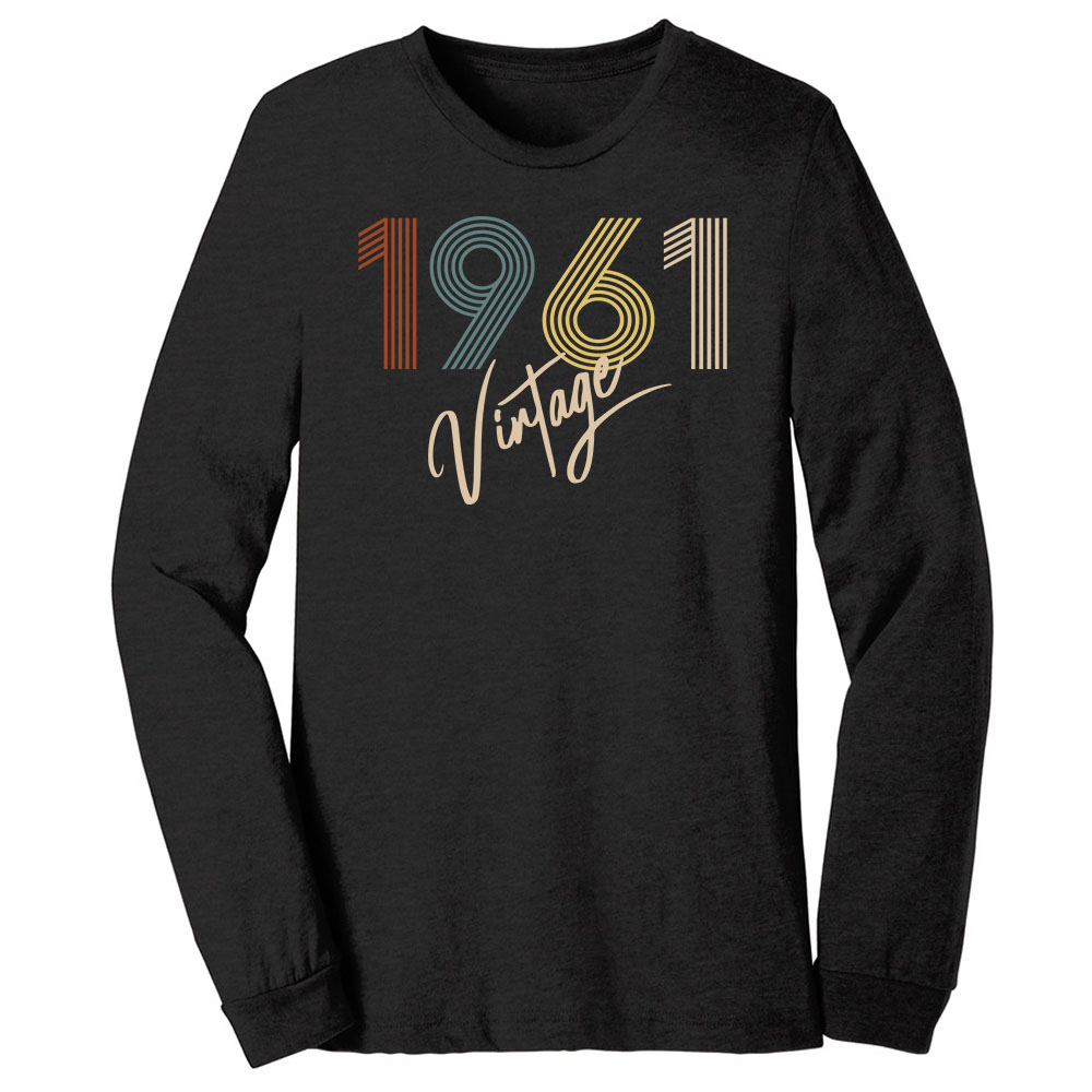 Limited Vintage 1961 Birthday Long Sleeve T-Shirt