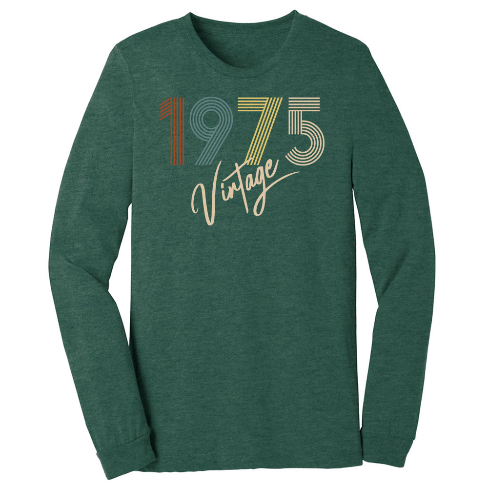 Limited Vintage 1975 Birthday Long Sleeve T-Shirt