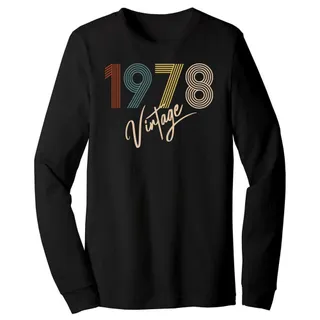Limited Vintage 1978 Birthday Long Sleeve T-Shirt