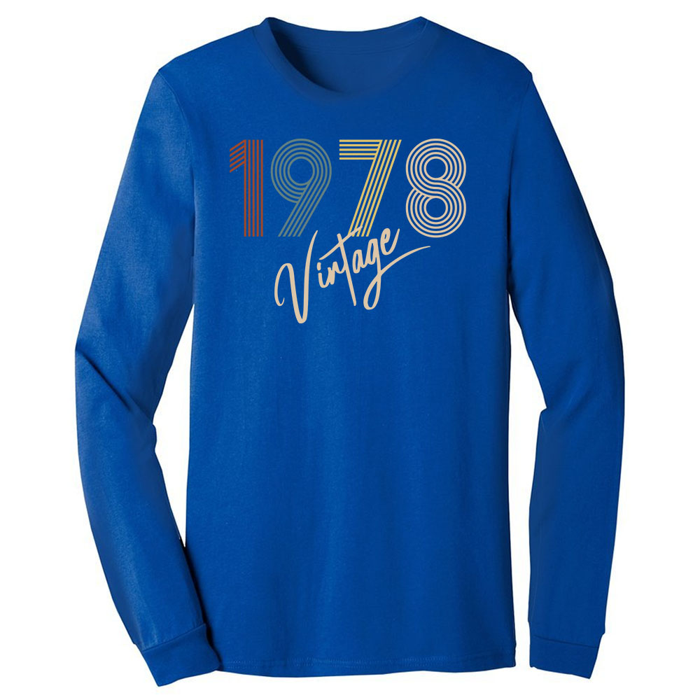 Limited Vintage 1978 Birthday Long Sleeve T-Shirt Limited Vintage 1978 Birthday Long Sleeve T-Shirt