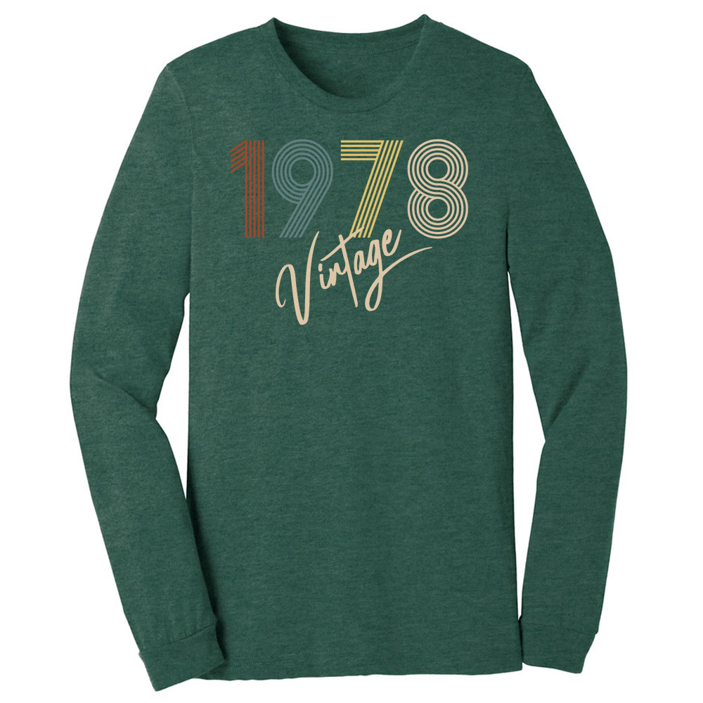 Limited Vintage 1978 Birthday Long Sleeve T-Shirt Limited Vintage 1978 Birthday Long Sleeve T-Shirt