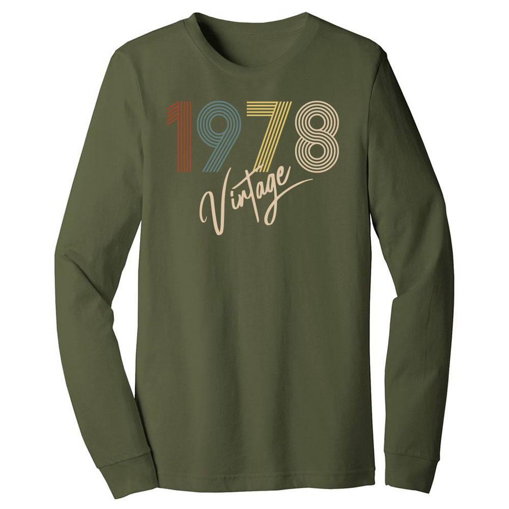 Limited Vintage 1978 Birthday Long Sleeve T-Shirt Limited Vintage 1978 Birthday Long Sleeve T-Shirt