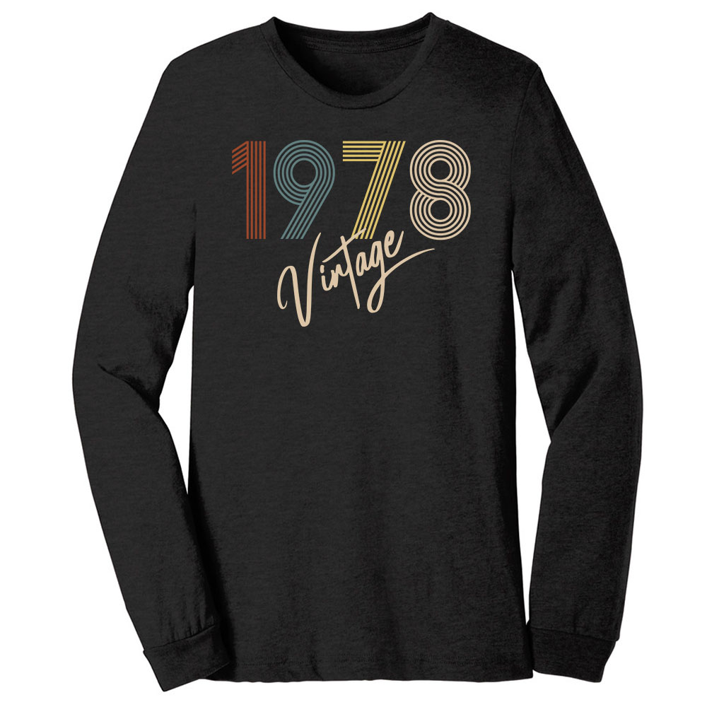 Limited Vintage 1978 Birthday Long Sleeve T-Shirt Limited Vintage 1978 Birthday Long Sleeve T-Shirt