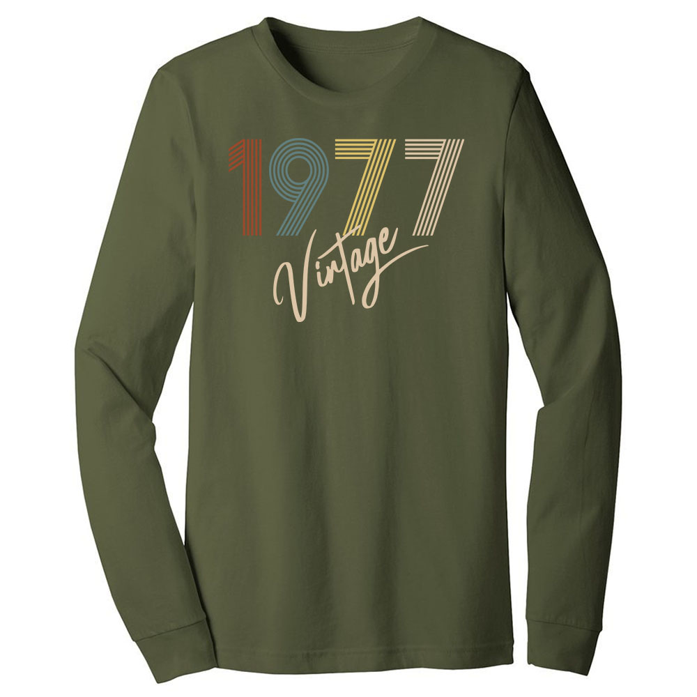 Limited Vintage 1977 Birthday Long Sleeve T-Shirt Limited Vintage 1977 Birthday Long Sleeve T-Shirt