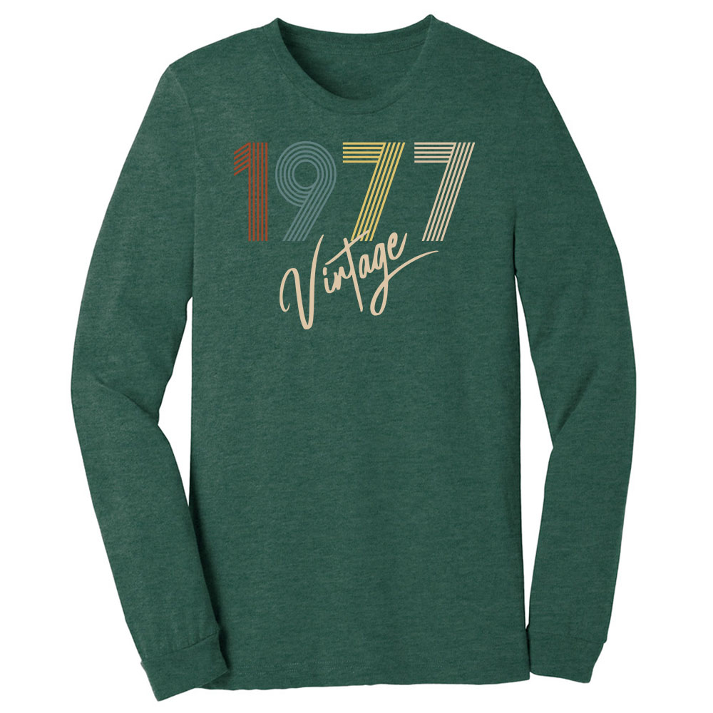 Limited Vintage 1977 Birthday Long Sleeve T-Shirt Limited Vintage 1977 Birthday Long Sleeve T-Shirt