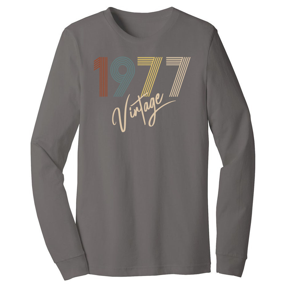 Limited Vintage 1977 Birthday Long Sleeve T-Shirt Limited Vintage 1977 Birthday Long Sleeve T-Shirt