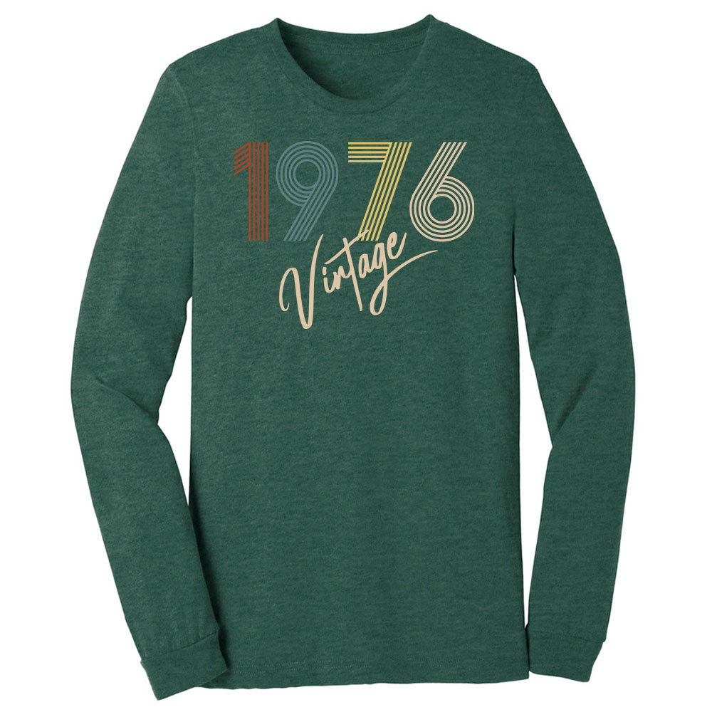 Limited Vintage 1976 Birthday Long Sleeve T-Shirt