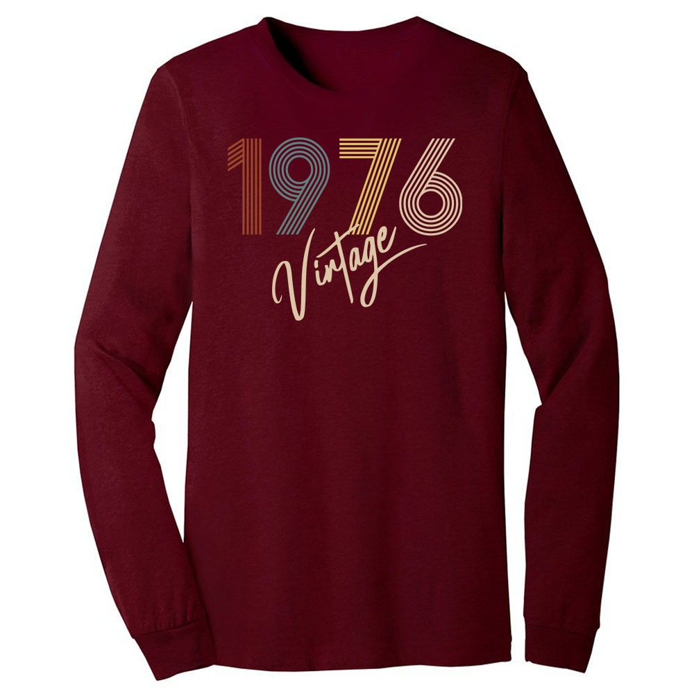 Limited Vintage 1976 Birthday Long Sleeve T-Shirt