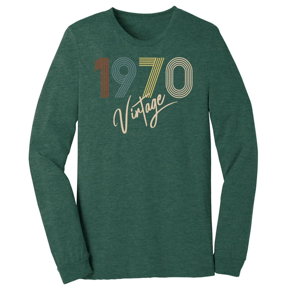 Limited Vintage 1970 Birthday Long Sleeve T-Shirt